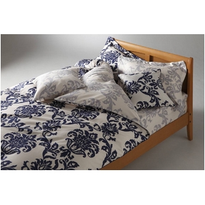 LANCETTI（ランチェッティ） パラッツォ ピロケース 枕カバー 53×73cm ブルー 綿100% 日本製 - 拡大画像