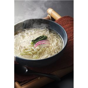 【比内地鶏】の鶏塩スープで食べる「鶏塩や」稲庭うどん★レモン果汁付★ご家庭用（ 12食入） 