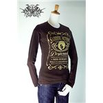 sadistic action（サディスティック・アクション） ロングTシャツ l stee women brown S