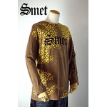 smet（スメット） long tee flagskull（men's） brown S