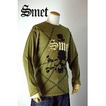 smet（スメット） long tee crow（men's） green S