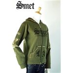 smet（スメット） パーカー studa hoodie woman khaki XS