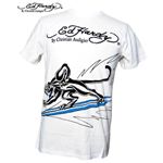 ed hardy（エドハーディー） メンズTシャツ S SLV TEE SURFING PANTHER ホワイト S