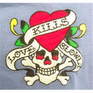 ed hardy(エドハーディー) メンズTシャツ Basic LOVE KILLS SLOWLY ブルー M 商品写真2