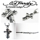 Ed Hardy(エドハーディー) アクセサリー ステンレスネックレス リボン&クロス EHP39SS ブラック