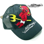 Ed Hardy（エドハーディー） キャップ BASIC CAP DEVIL WITH PITCH FORK【A0P0AAAO】 ブラック