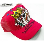 Ed Hardy（エドハーディー） キャップ BASIC CAP BULLDOG-DOGRULE【A0P0AAZU】 レッド