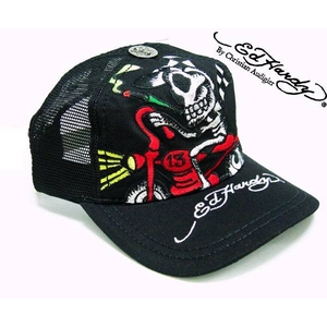Ed Hardy（エドハーディー） キャップ BASIC CAP/SPEEDY スピーディー/ 刺繍　ベーシック　/ブラック【A1N0AAYG】