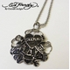 Ed Hardy（エドハーディー） アクセサリー ドッグタグネックレス（ペンダント）EHP81SS LOVE KILLS SLOWLYラブキルスローリー ／シルバー【EHP81SS 】 - 縮小画像1