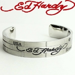 ED HARDY（エドハーディー） アクセサリー バングル 【ED HARDY LOGO BRACELET】EHCSSX0006