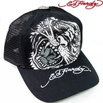 Ed Hardy（エドハーディー） キャップ ED HARDY PLATINUM CAP/ NEW TIGER ニュータイガー ストーン付/ BLACK【R1P0AJAZ】