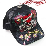 Ed Hardy（エドハーディー） キャップ ED HARDY SPECIALTY CAP/ LKS＆ROSES ラブキル＆ローズ/BLACK【R1P0HA8D】