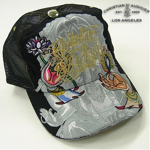 Christian Audigier（クリスチャンオードジェー） City of Angels Cap キャップ /ブラック