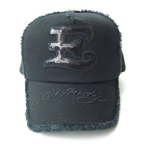 Ed Hardy（エドハーディー） キャップ ED HARDY JAPAN LIMITED BLACK LINE COLLECTION CAP ロゴ スパンコール【C50ABC522】