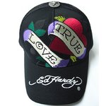 Ed Hardy（エドハーディー） キャップ ED HARDY TRUE LOVE ハート　ラブ　愛　ブラック　【C51CBSC108】