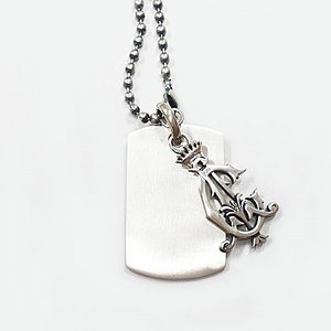Christian Audigier クリスチャンオードジェー ネックレス ペンダント Dang Ling LOGO-CZ ドッグタグ 【P022】