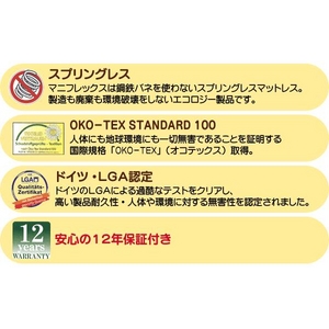 【送料無料】 イタリア製 magniflex（マニフレックス） 新スタンダードマットレス モデル246 クイーン