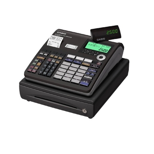 カシオ レジスター TE-2500-15Sブラック 【ロールペーパー20巻セット】