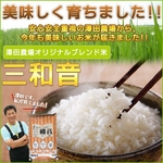 【平成22年産新米】 澤田農場のオリジナルブレンド米（三和音）白米 5kg