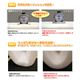 体圧分散 ボリュームたっぷりダブルラッセル敷布団 12cm厚（マチ無しタイプ） セミシングル ブルー - 縮小画像3
