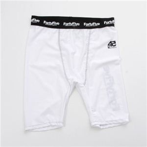 45(フォーティーファイブ Forty Five インナーハーフパンツ ホワイト L