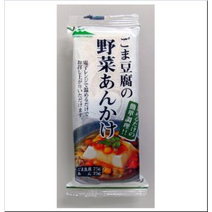 ごま豆腐の野菜あんかけ