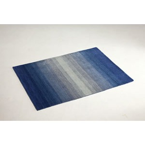 ゆとりハンドルームラグ 約130×190cm ブルー - 拡大画像