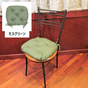 バテイ型 シートクッション/座布団 【モスグリーン】 厚み6cm 紐付き 洗える 日本製 バテイ型 シートクッション/座布団 【モスグリーン】 厚み6cm 紐付き 洗える 日本製