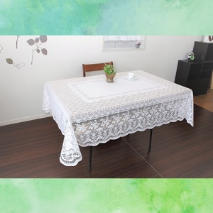 長方形 140cmx220cm 撥水加工レーステーブルクロス 日本製 長方形 140cmx220cm 撥水加工レーステーブルクロス 日本製