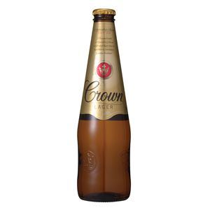 カールトン クラウン ラガー 瓶 （輸入ビール） 375ml×24本入り - 拡大画像