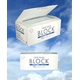 3層サージカルマスク「BLOCK」50枚入り5箱 レギュラーサイズ カラー：ホワイト（三層不織布）