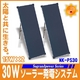 【電丸】30Wソーラー発電システム【NK-PS30】 太陽光発電でECO【Sograndpower Series】