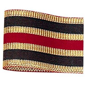 青山リボン タータンチェック 36mm×46m 6742-76グリーン系 - 拡大画像