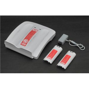 Wii専用 Wリモコン充電ボード ホワイト（CWA-RCB2NC）