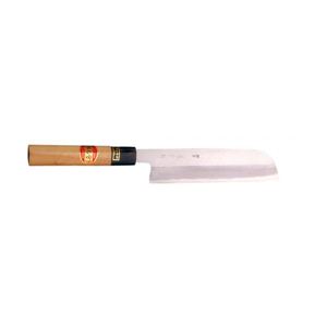 堺菊守 包丁 特製 鎌型薄刃 210mm（水牛柄） B-421