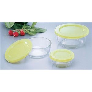 パイレックス・パックボウル大中小3個セット PX-3450-G - 拡大画像