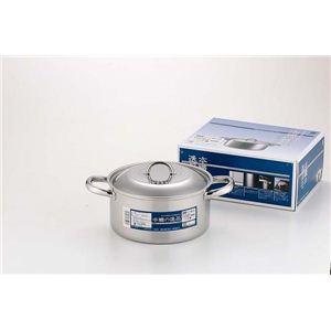 YH8503 本職の逸品 槌目入り両手鍋20cm - 拡大画像