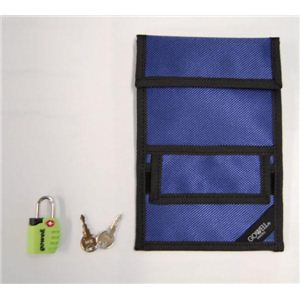 TSA南京錠LW＆トラベルパスセット グリーン・ネイビー