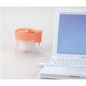 ナカバヤシ USB 加湿器 ブリージーマグ OR（アールグレイオレンジ） NUK-101