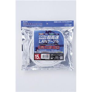 LANケーブル CAT6A 15M LAN-A615（W）