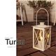 トゥルク　ソーラーライトランタン　LA5371WH-オフホワイト　Turku