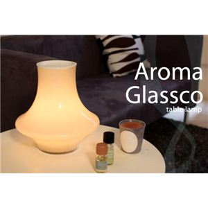 Glassco アロマグラスコ テーブルランプ（アロマランプ） LT3670WH-ホワイト Aroma