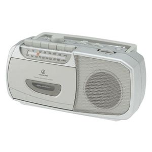 コイズミ モノラルラジカセ SAD-1205-S