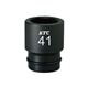 KTC 25.4sq.インパクトレンチ用ソケット(標準) 41mm ピン・リング付 BP8-41P