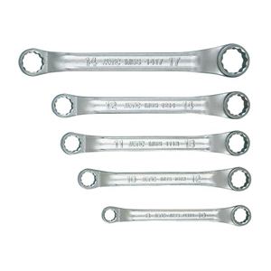 KTC 45度×6度ショートめがねレンチセット「5本組」 TM5S05