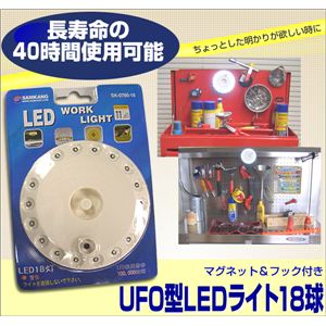 UFO型LEDライト18球 