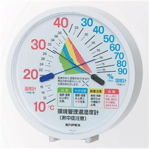 環境管理温・湿度計「熱中症注意」 TM-2484 - 拡大画像
