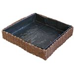 菜菜畑 籐カバー付プランター 大 F6130
