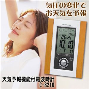 天気予報機能付電波時計 C-8210 