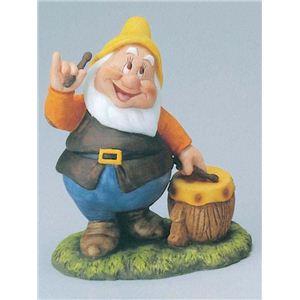 白雪姫と7人のこびと ガーデンフィギュア ごきげん KD-384 - 拡大画像